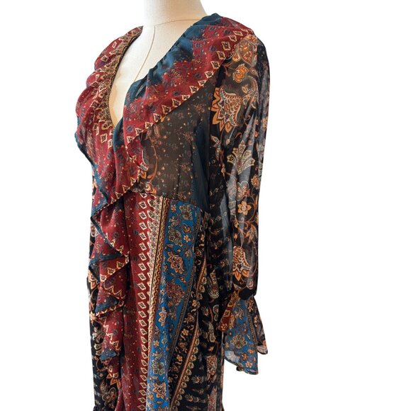 Zara Multicolor Maxi Dress - Picture 9 of 15